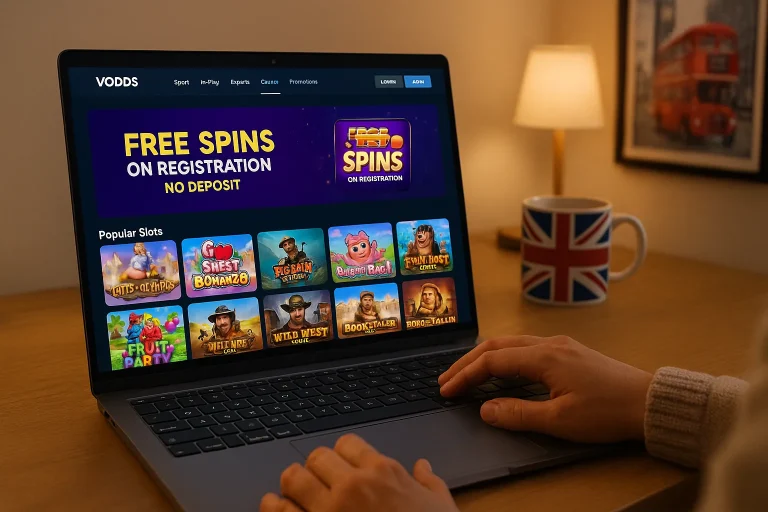 Free Spins On Registration No Deposit UK Vodds