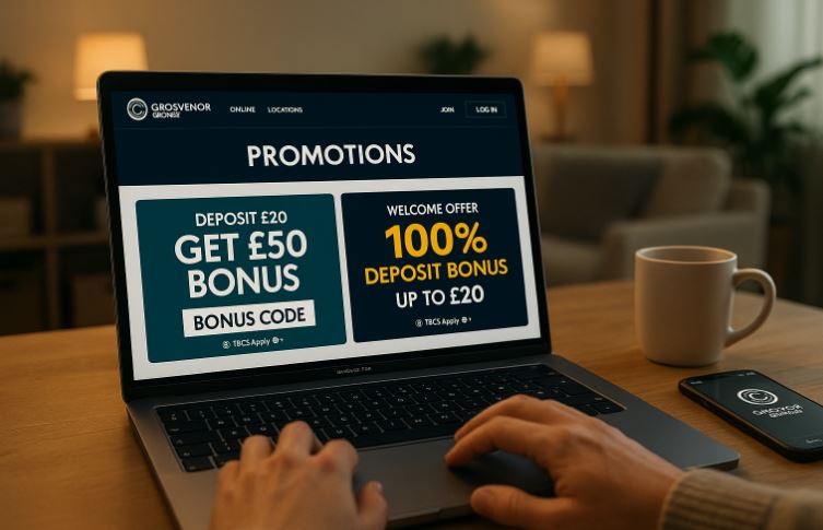 Grosvenor Casino Bonus Code