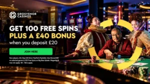 Grosvenor Casino welcome bonus