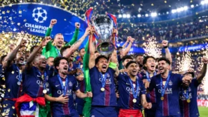 PSG Trophy Celebration