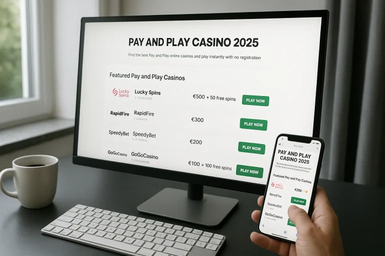 Pay and Play Casino 2025